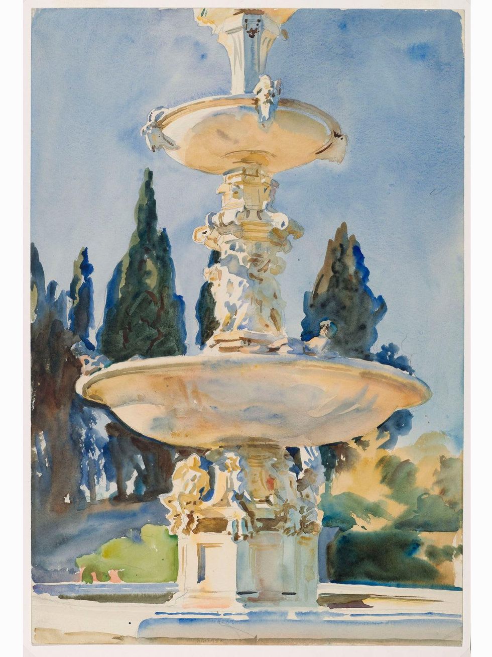 MFAH John Singer Sargent March 2014 in a Medici Villa