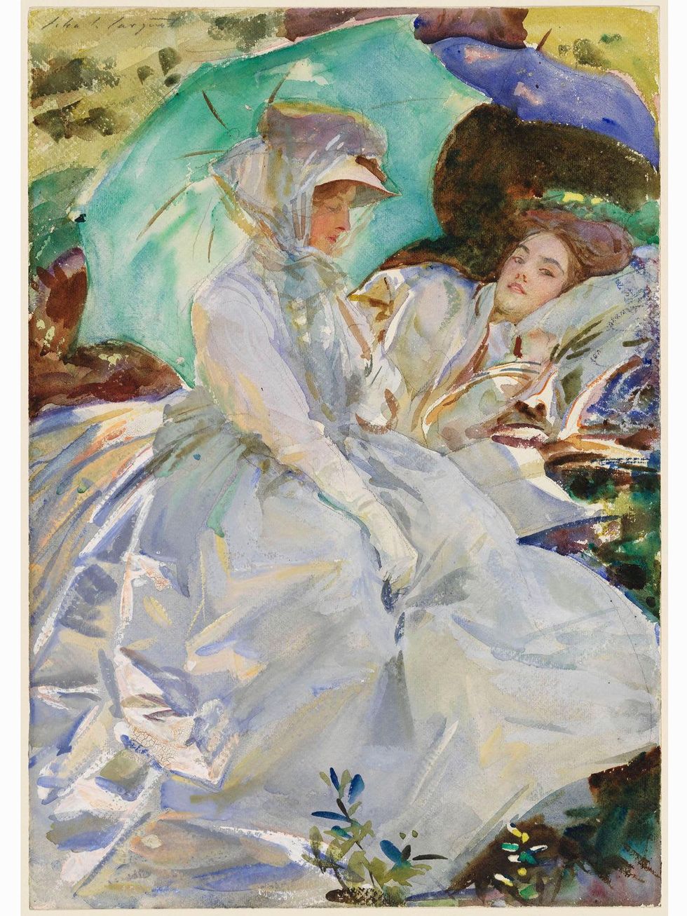 MFAH John Singer Sargent March 2014 Simplon Pass Reading