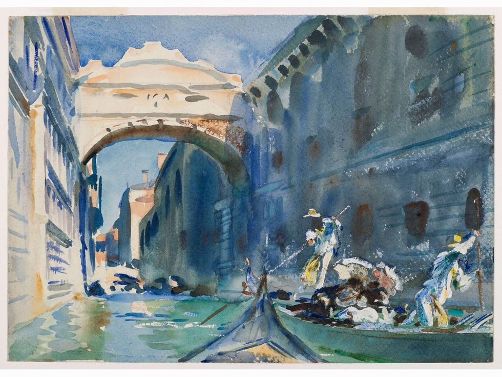 MFAH John Singer Sargent March 2014 The Bridge of Sighs