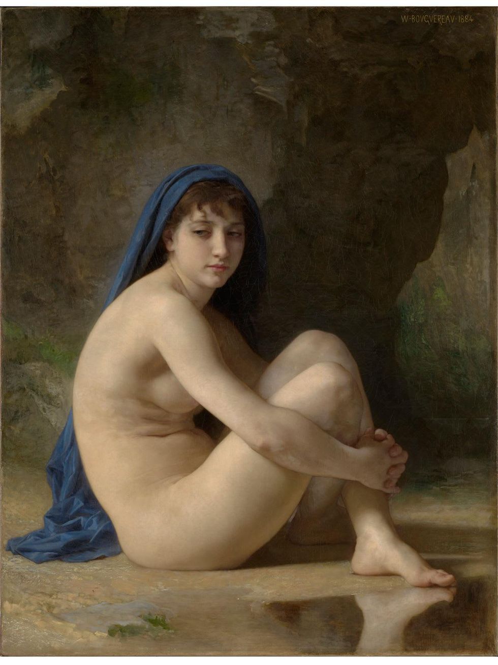 MFAH The Age of Impressionism December 2013 Bouguereau - Seated Nude