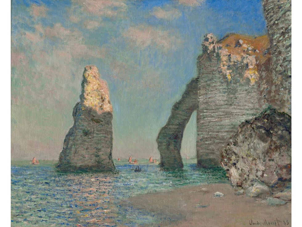 MFAH The Age of Impressionism December 2013 Monet - The Cliffs at \u00c9tretat