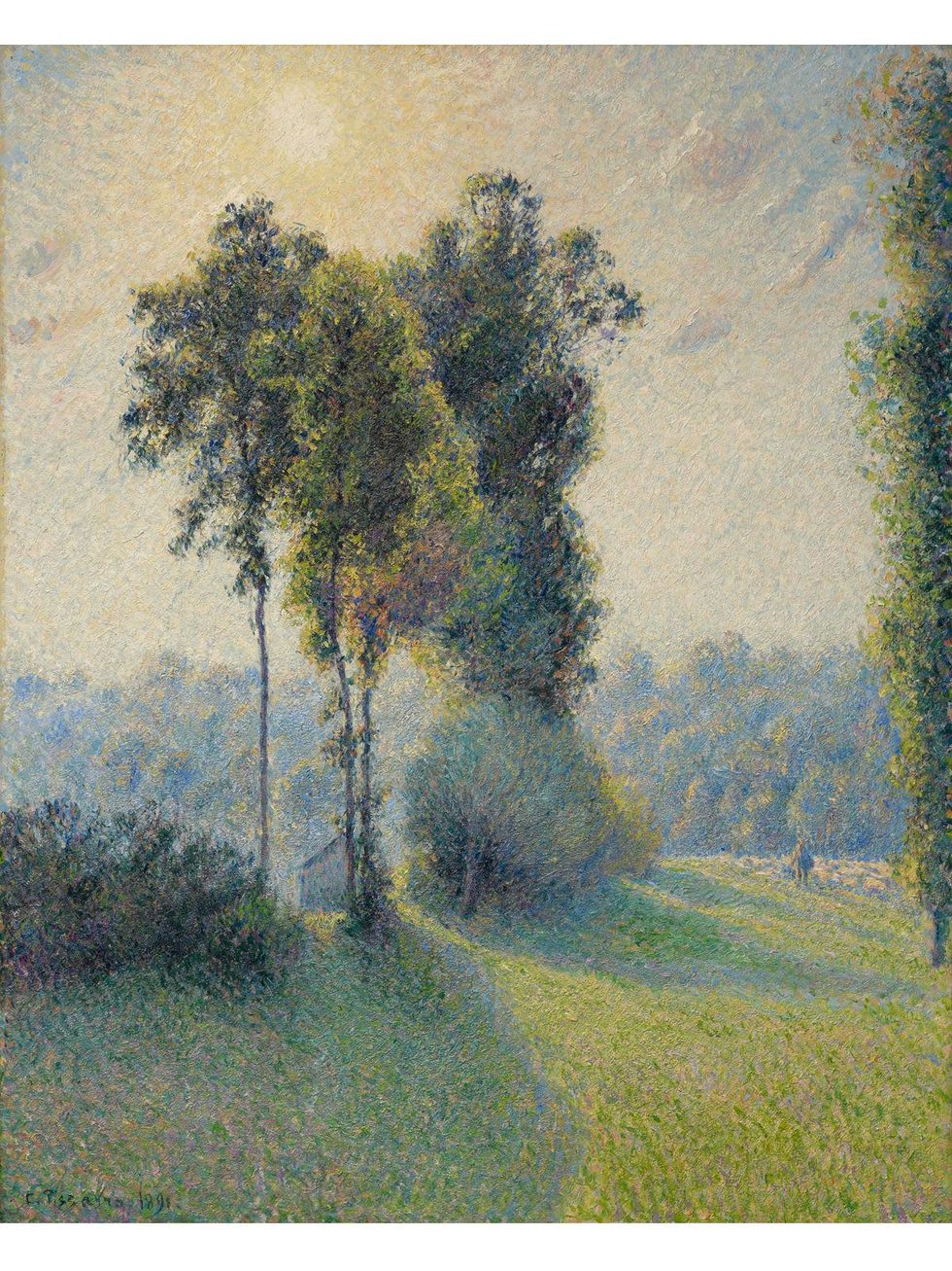 MFAH The Age of Impressionism December 2013 Pissarro - Landscape at Saint-Charles