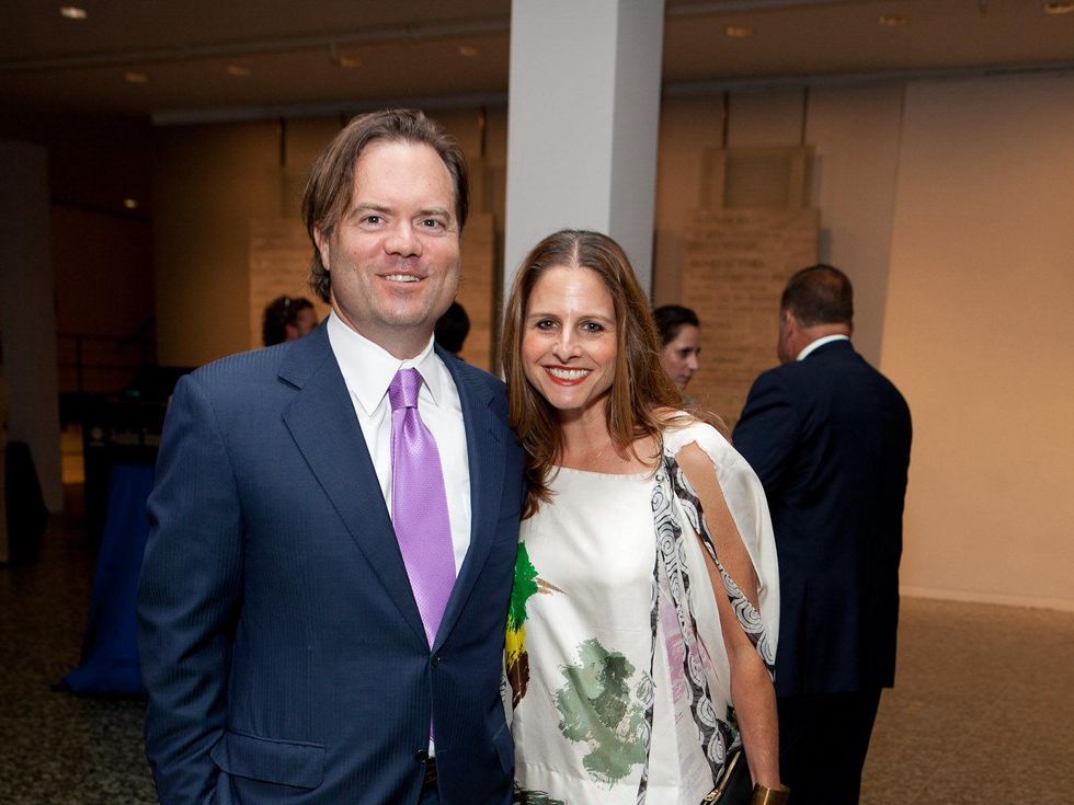 MFAH Turrell dinner June 2013 Barry Young and Elizabeth Young