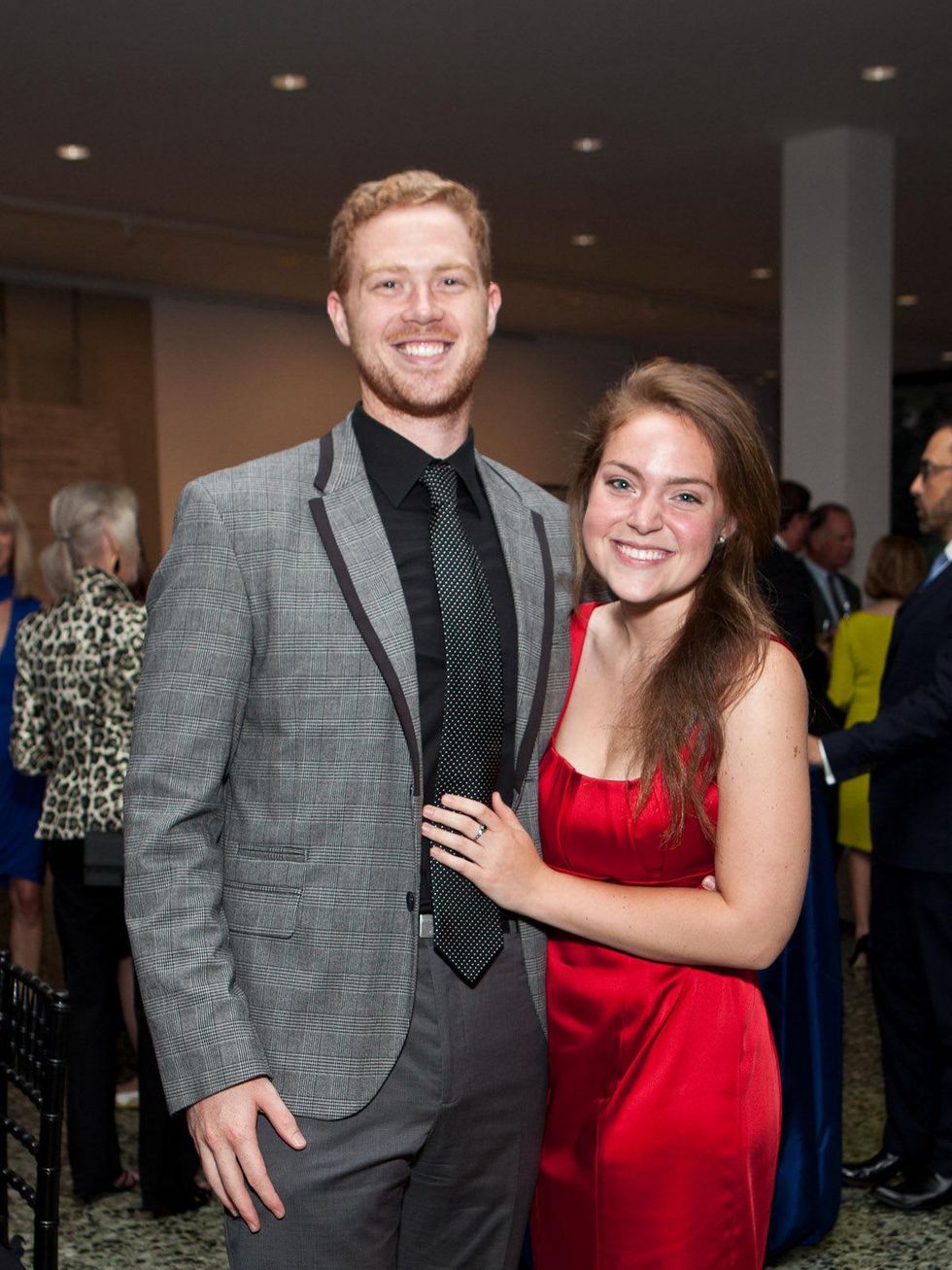 MFAH Turrell dinner June 2013 Brendan Turrell, Sarah Schweitzer