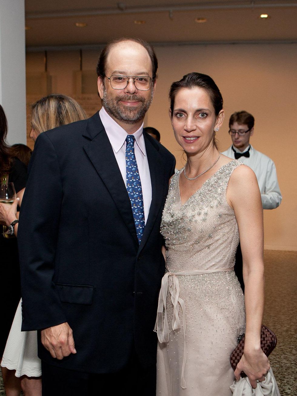 MFAH Turrell dinner June 2013 Herman Stude and Aliyya Stude