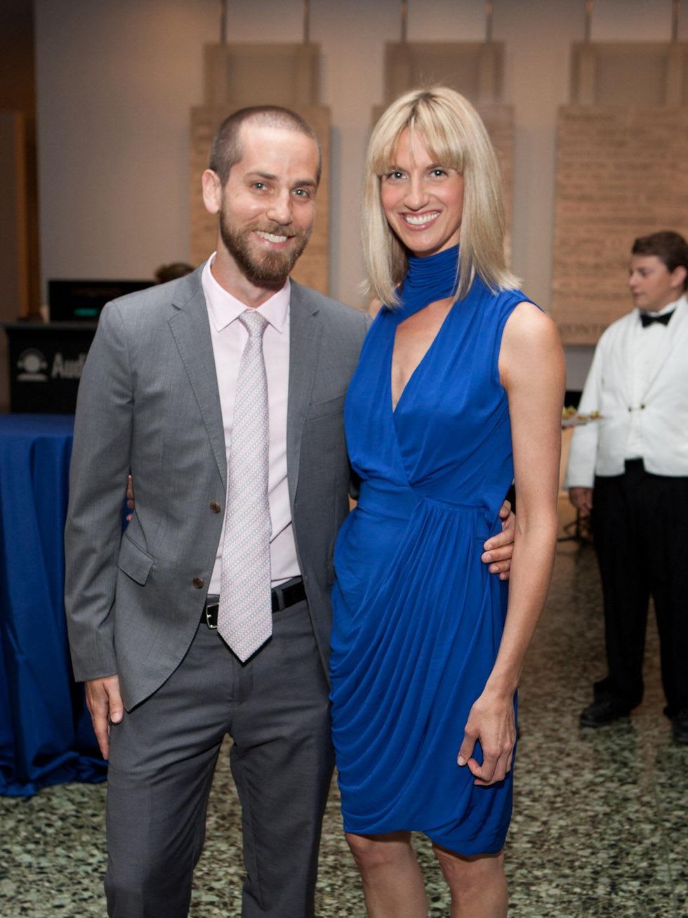 MFAH Turrell dinner June 2013 Josh Pazda, Chris Goins