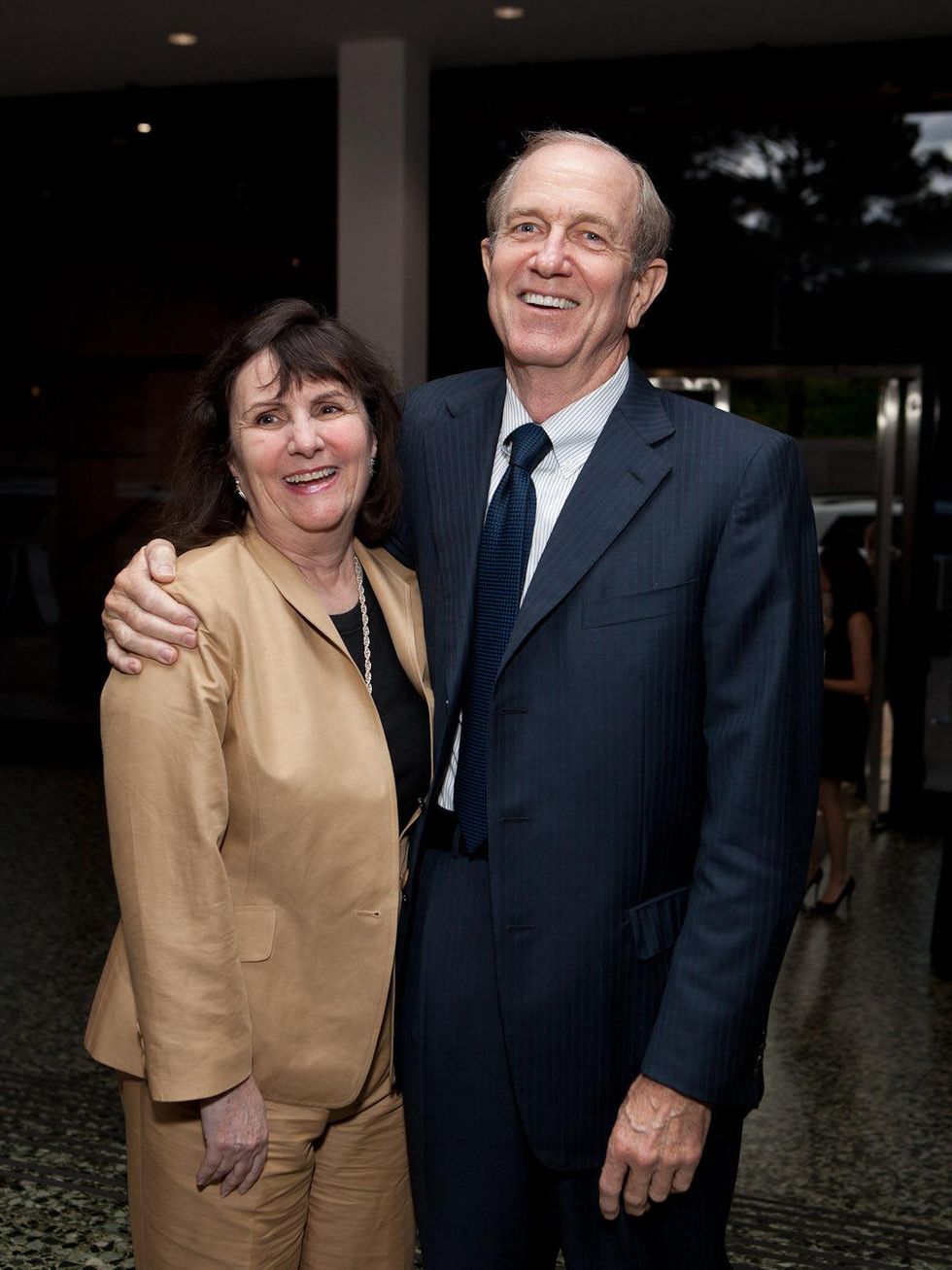 MFAH Turrell dinner June 2013 Leslie Bucher and Brad Bucher