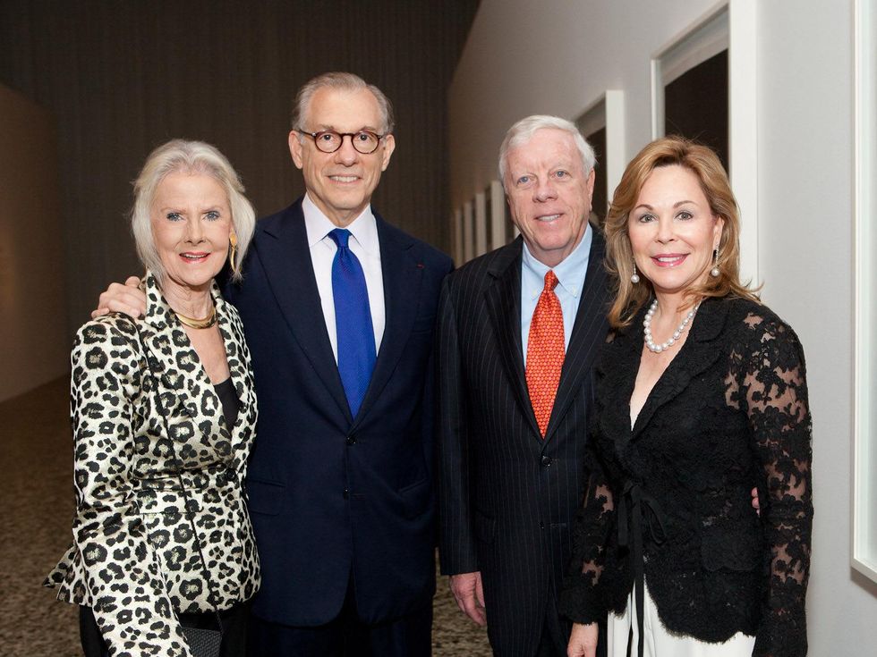 MFAH Turrell dinner June 2013 Macey Reasoner, Gary Tinterow, Rich Kinder and Nancy Kinder