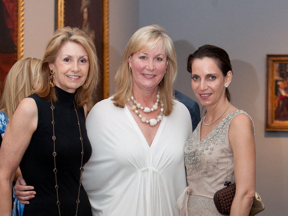 MFAH Turrell dinner June 2013 Molly Hubbard, Sara Paschall Dodd, Aliyya Stude