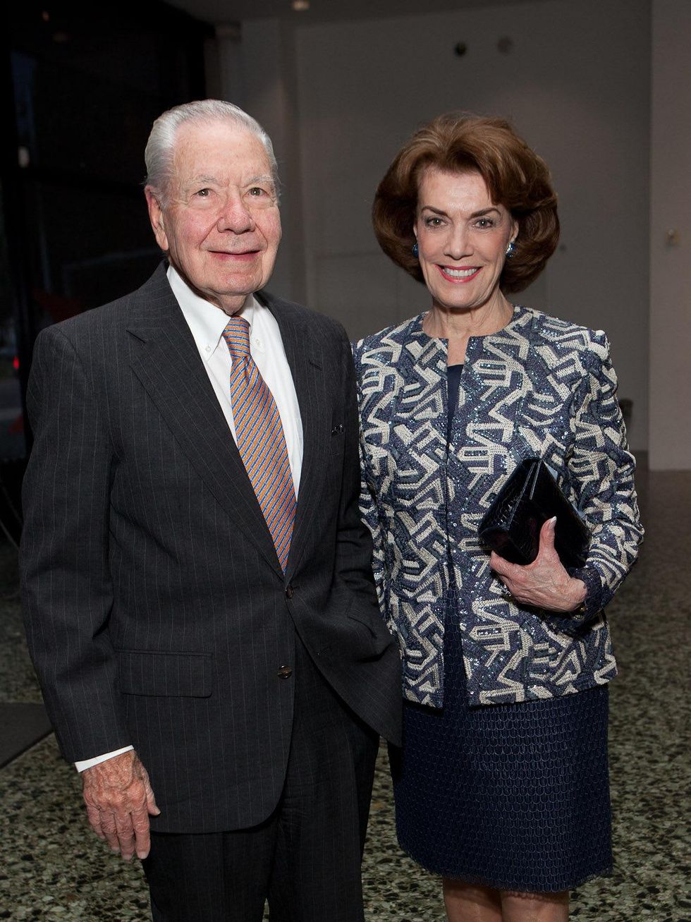 MFAH Turrell dinner June 2013 Wally Wilson, Jeanie Kilroy