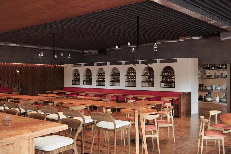 Mi Luna Montrose interior rendering