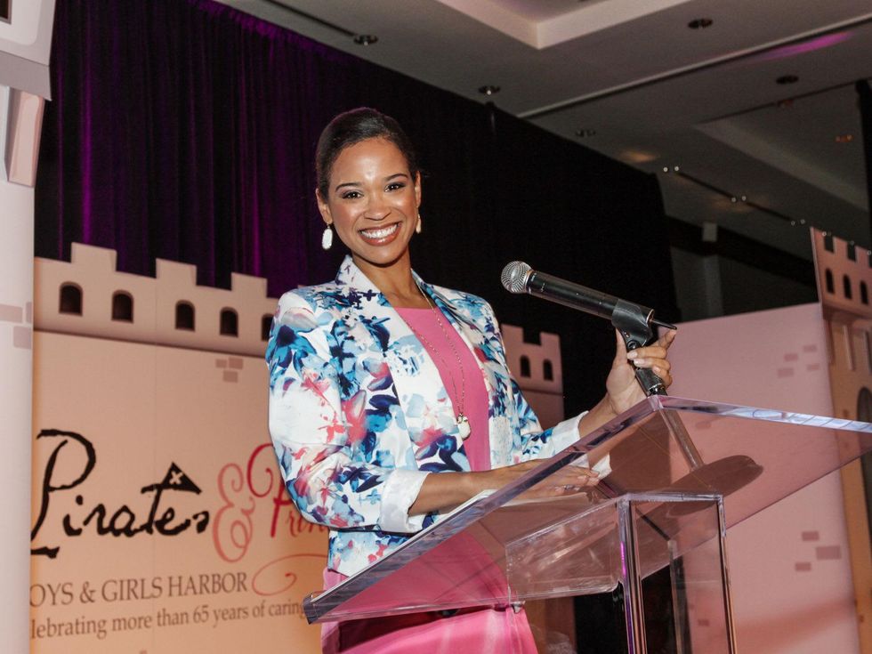 Mia Gradney at Boys & Girls Harbor luncheon April 2014