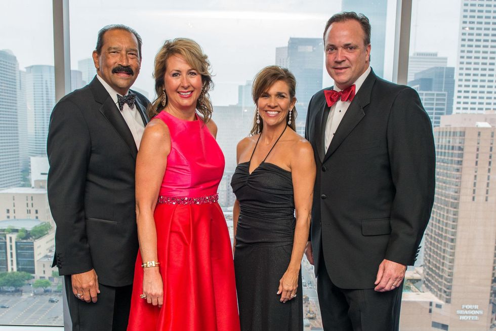 Michael and Ileana Trevino, from left, and Janice and Tad Brown at the Circle of Life Gala April 2015