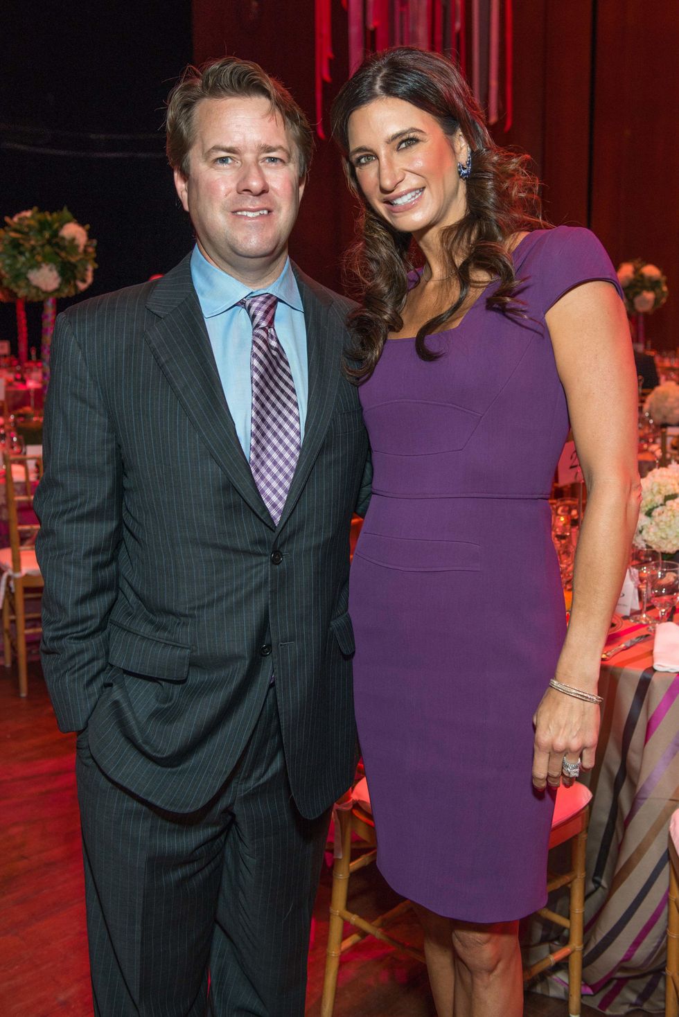 Michael and Melissa Mithoff at the SPA luncheon with Lauren Bush Lauren October 2014