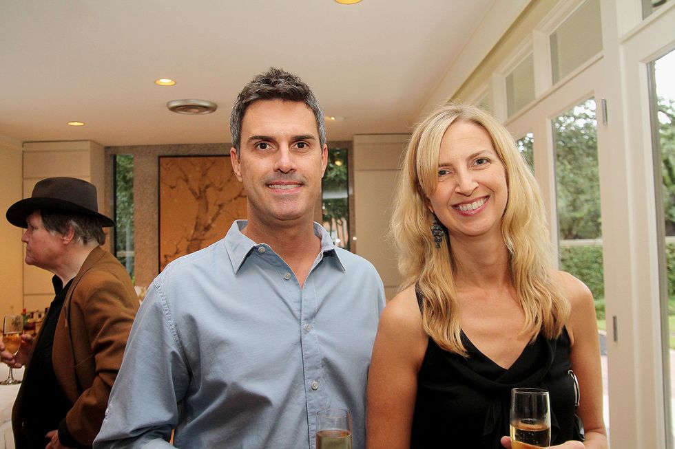 Michael and Sandra Burnett at the Da Camera Jason Moran launch party September 2014