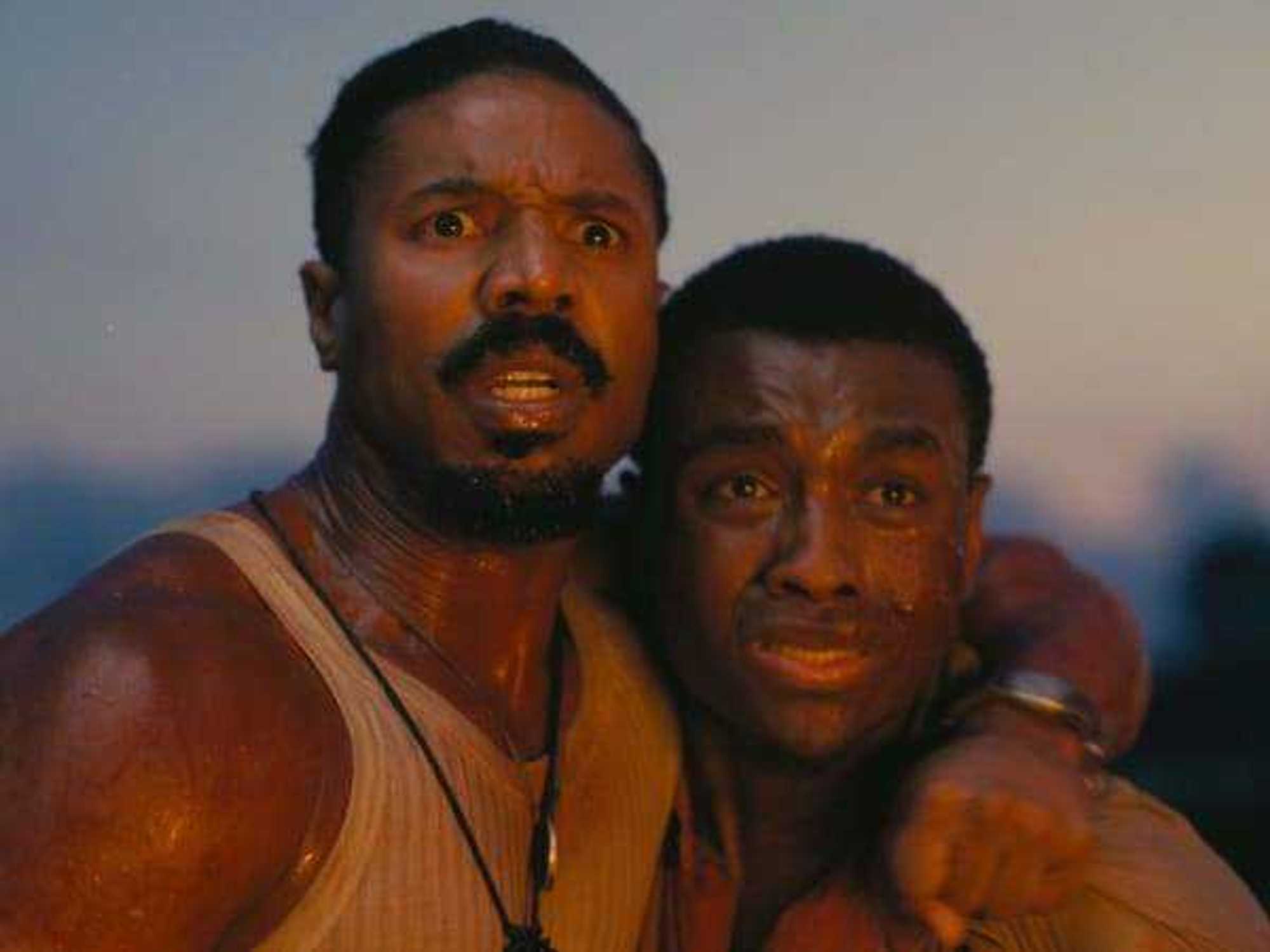 Michael B. Jordan and Miles Caton in Sinners