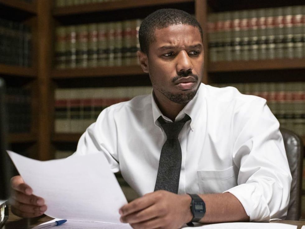 Michael B. Jordan in Just Mercy