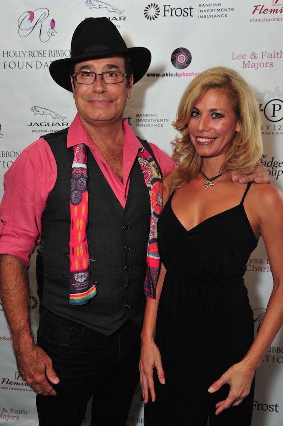 Michael Demarse and Suzanne Tango at the Holly Rose Ribbon Foundation Day dinner September 2014
