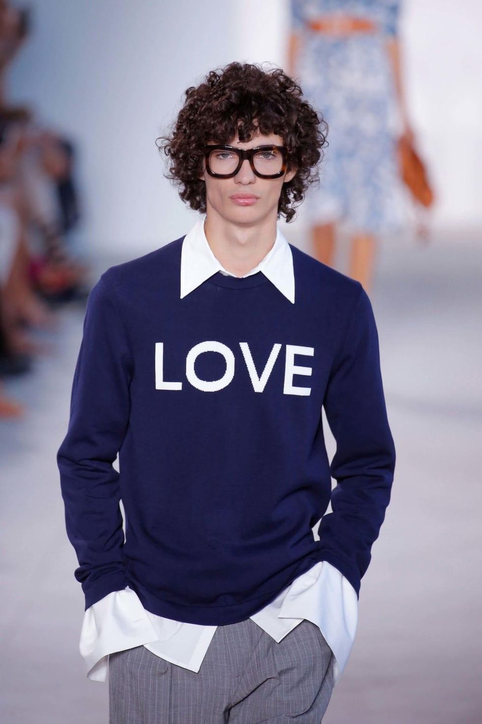 Michael Kors spring 2017 collection LOVE sweater