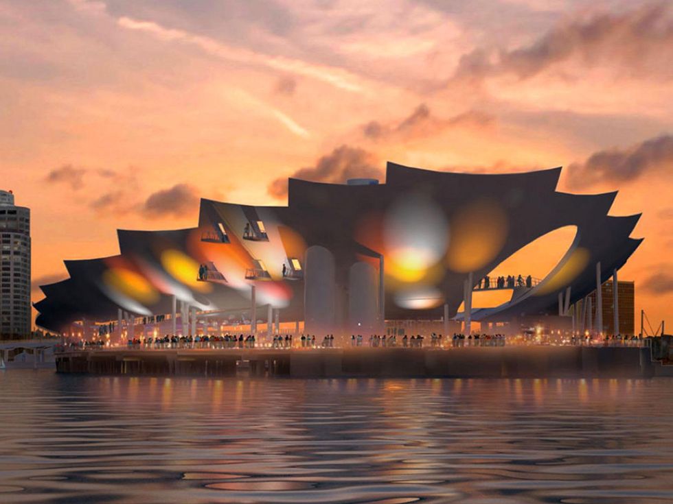 Michael Maltzan, St. Petersburg Pier rendering
