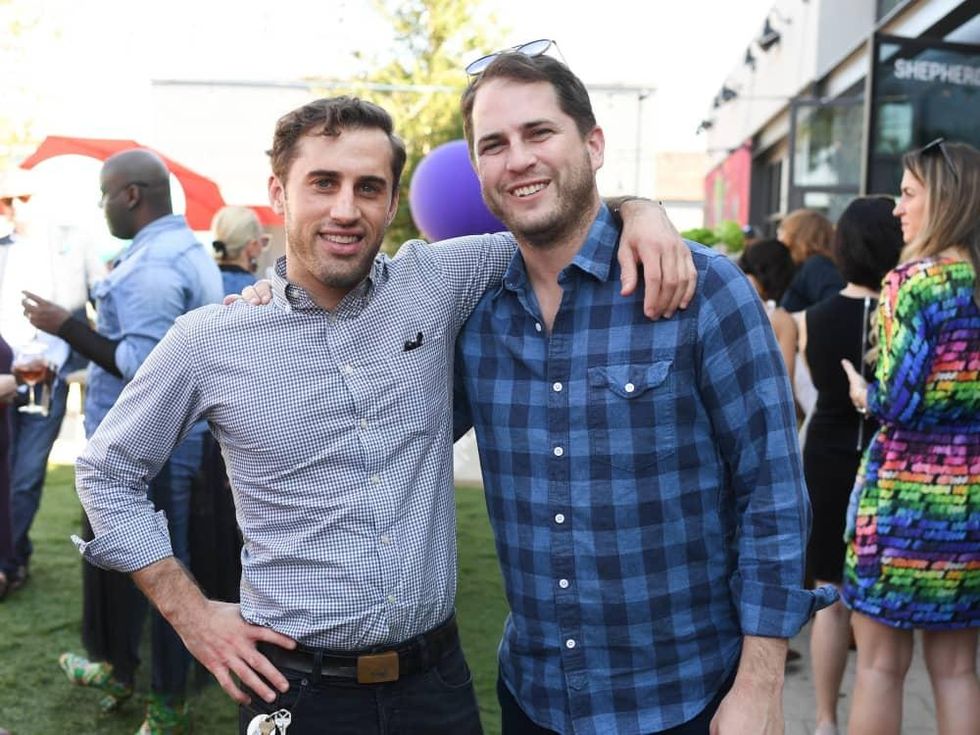 Michael Mandola, Nick Scurfield at More Color Please launch