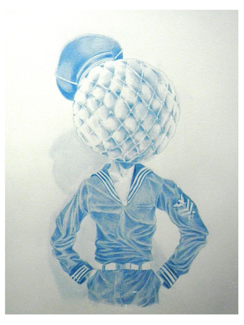 Michael Mandola, ProjeXion exhibit review, January 2013, Alexandre Rosa 2 - lead on paper