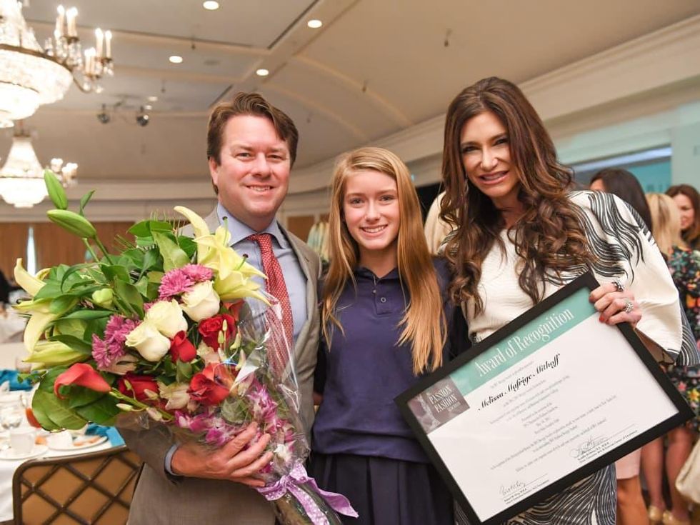 Michael Mithoff, Mia Mithoff and Melissa Mafrige Mithoff at Passion for Fashion luncheon