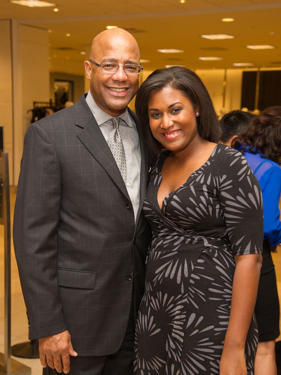 Michael Pearson and Ashlee Herrington at the Alley Young Professionals event October 2013
