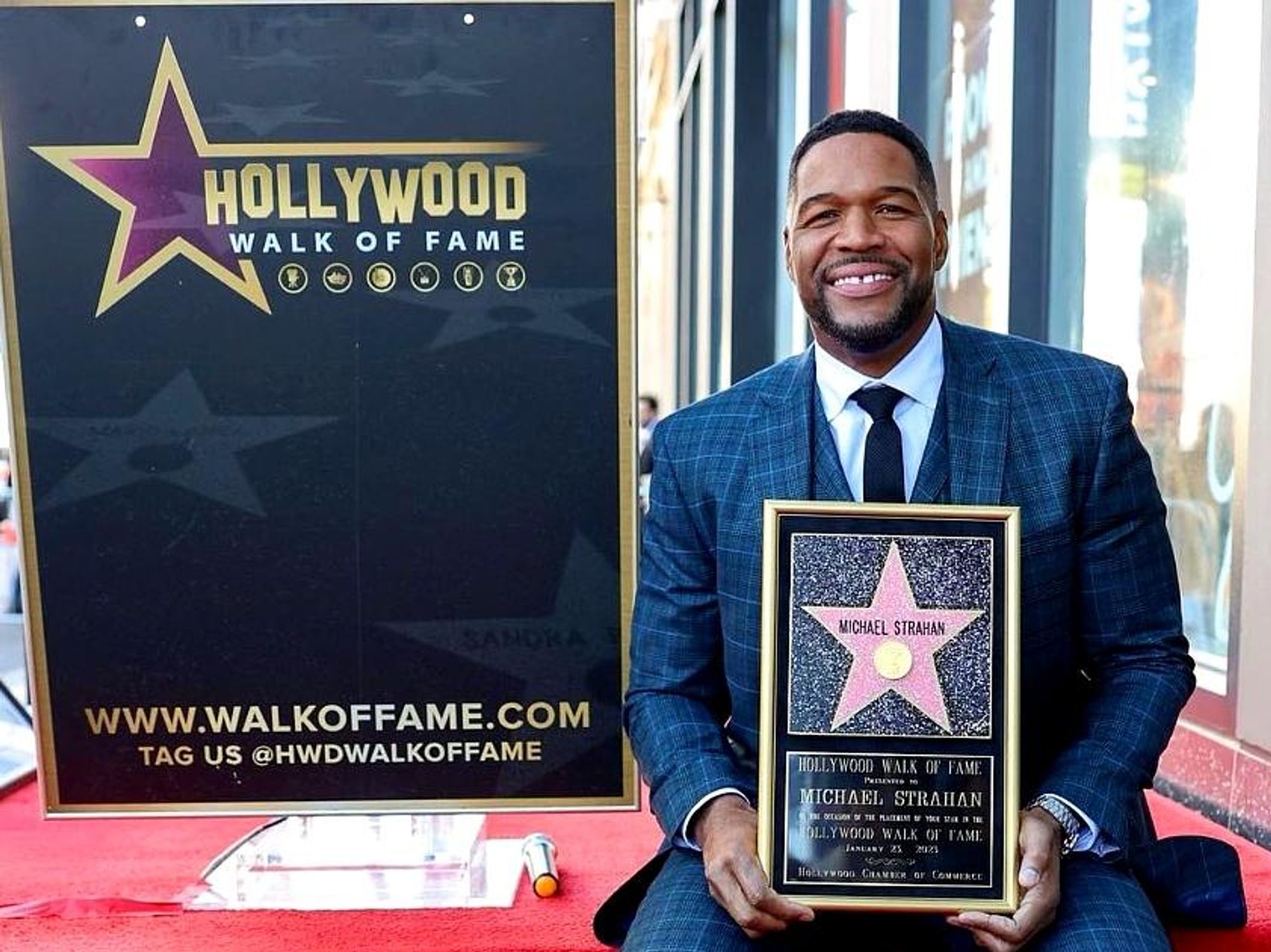 Michael Strahan Hollywood Walk of Fame