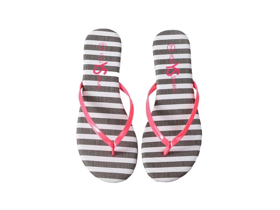 Michael Where to Shop July 2013 Yosi Samra Flip Flops, $50, Carrie Ann Boutique