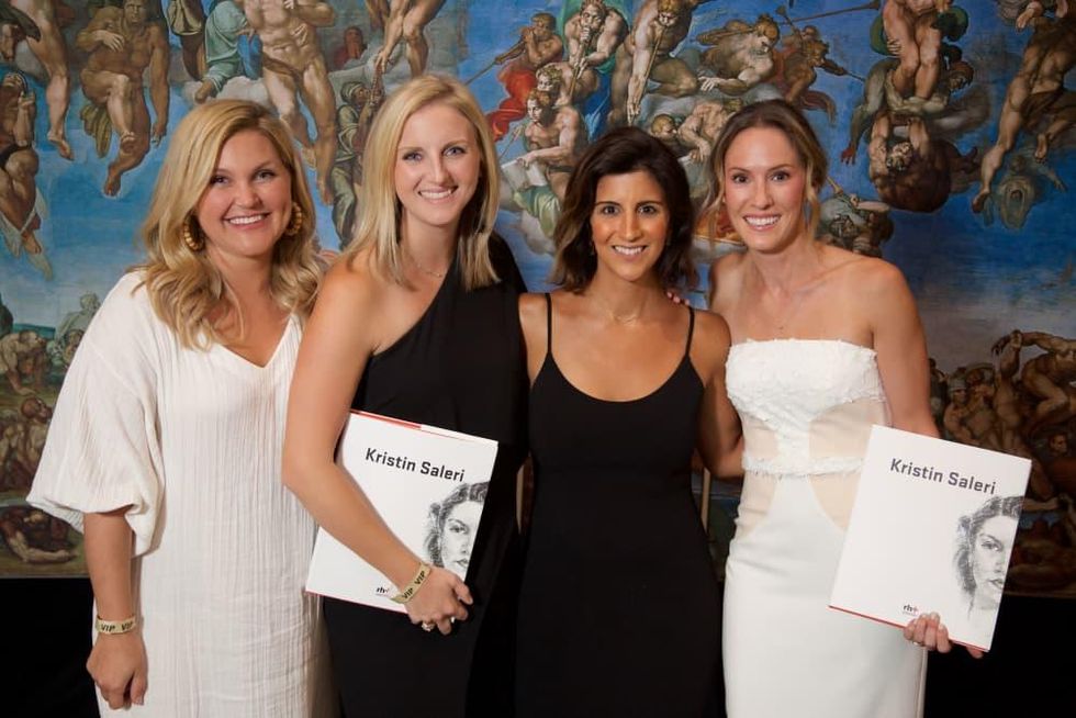 Michelangelo Sistine cocktail Amanda Mack, Kristin Dean, Pauline Borally, and Audrey Buchanan