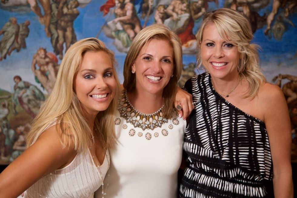 Michelangelo Sistine cocktail Heather Gunn, Kristin Abello, Erica Yeary