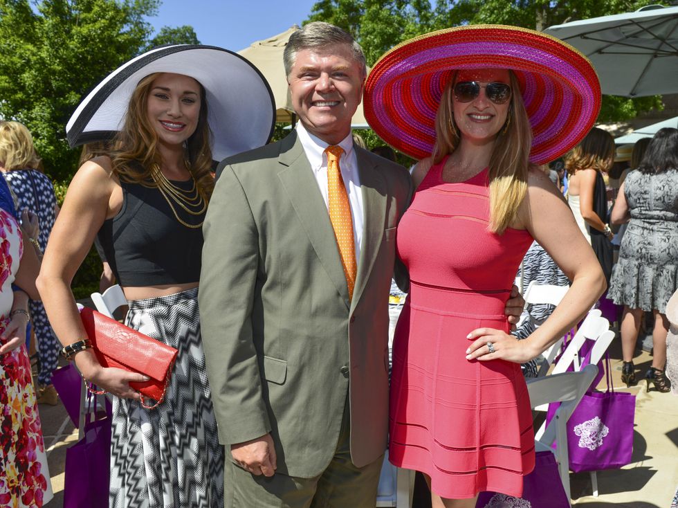 Poolside Luncheon Brings Fetching Ladies, Music, Tennis And Animal 