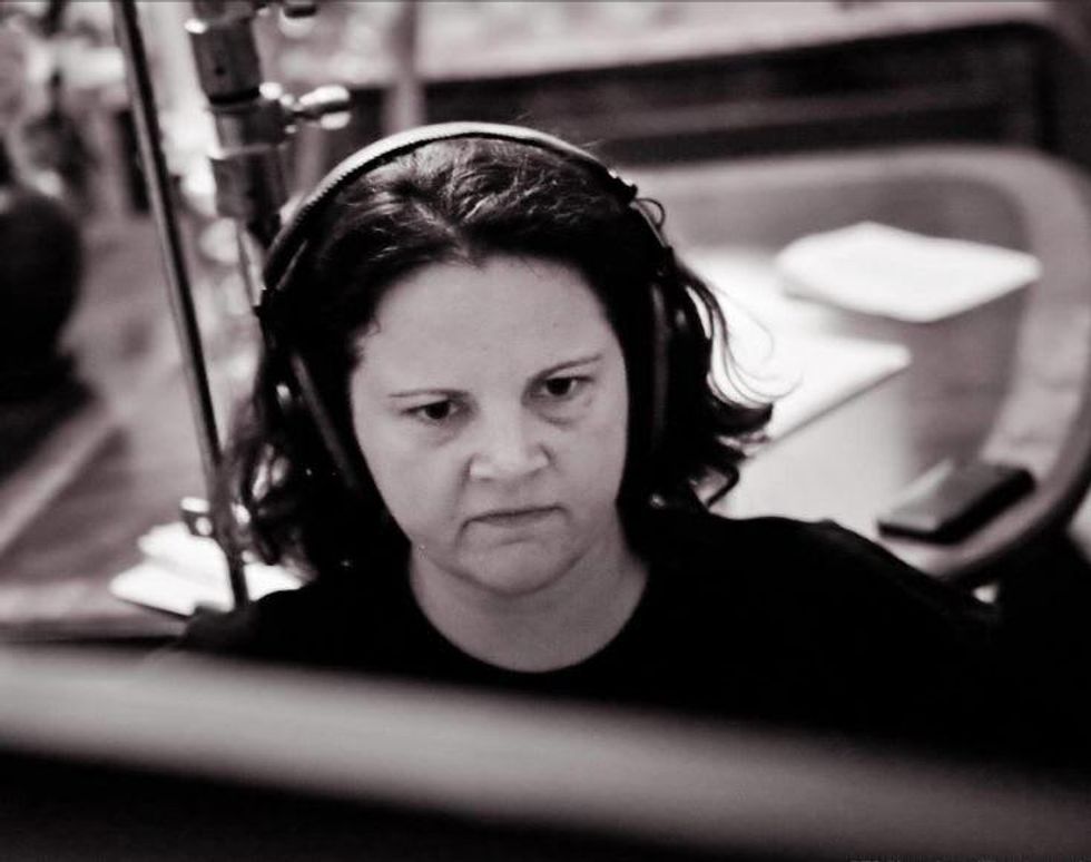 Michelle Mower filming