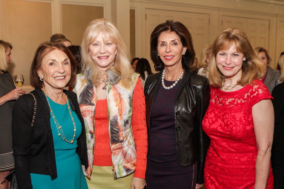 Mickie Huebsch, from left, AStrid Van Dyke, Judith Oudt and Cheryl Byington at the Passion for Fashion luncheon March 2014