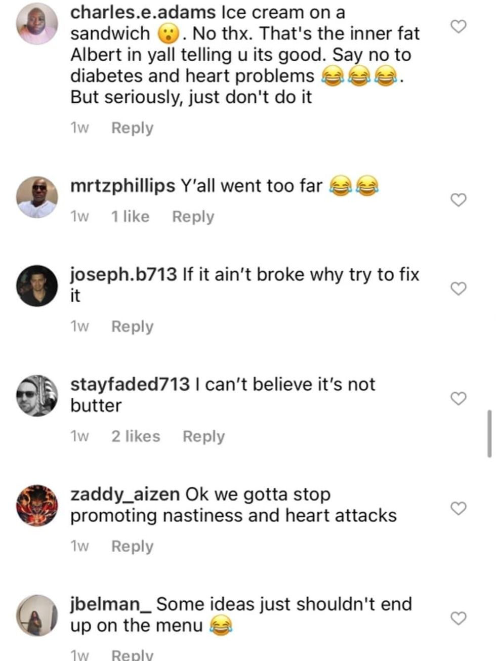 Mico's Hot Chicken mean comments screen shot