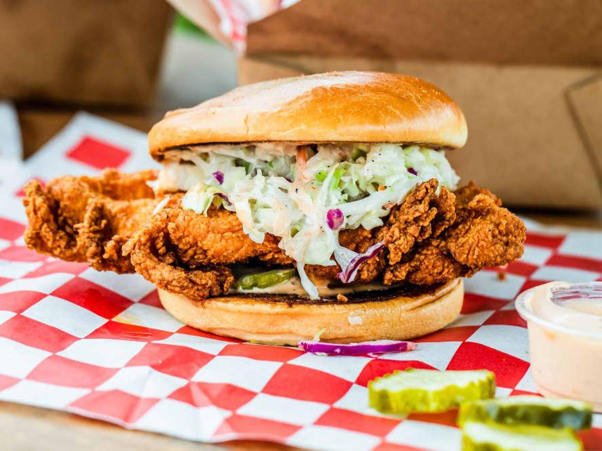 Mico's Hot Chicken sandwich