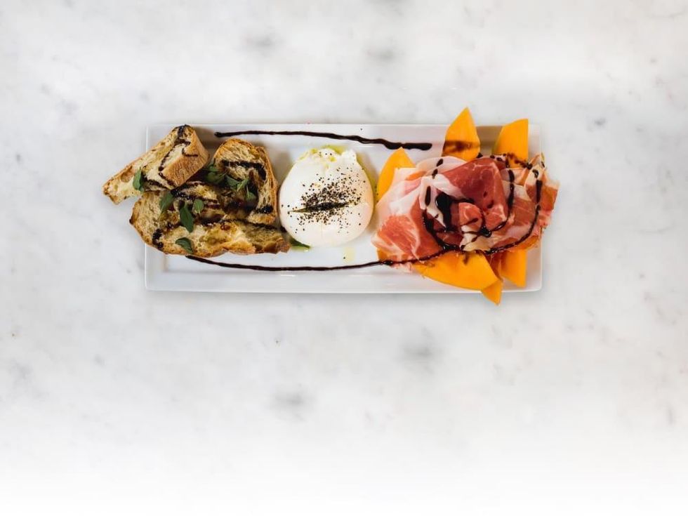 MidiCi burrata with Melon & Prosciutto Di Parma