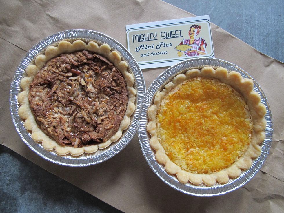 Mighty Sweet Mini Pies, german chocolate pie, Heights