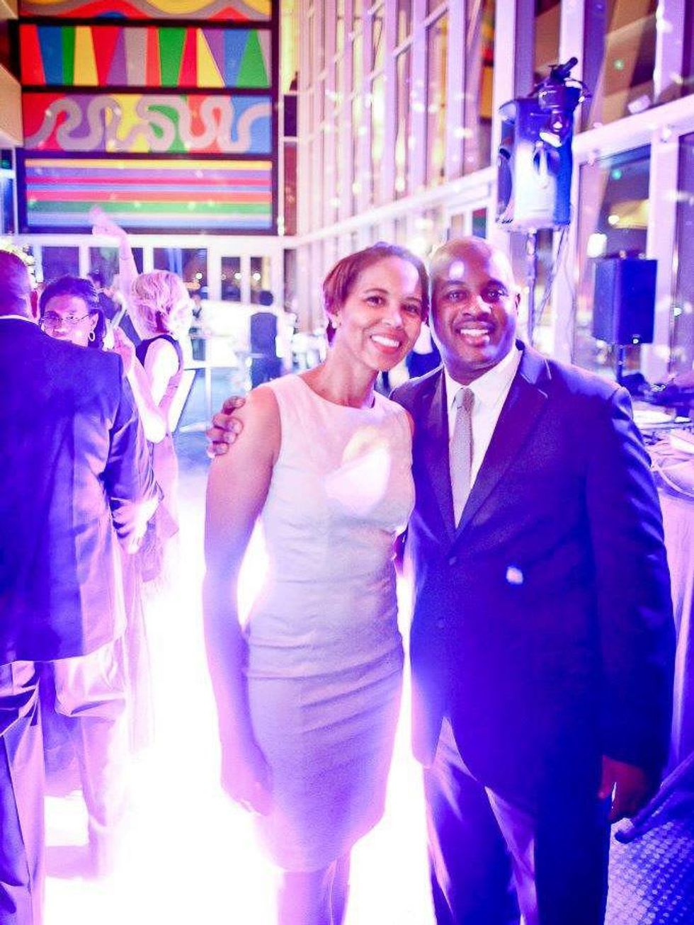 Mignon and Kebhara Smith at Bering Omega's Sing for Hope after-party