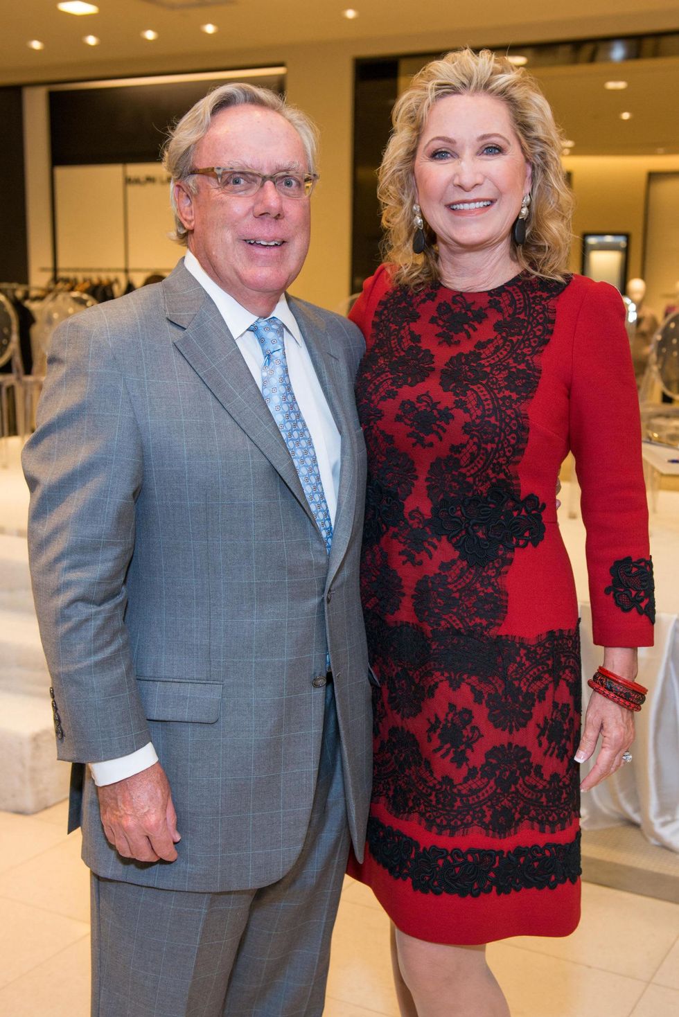 Mike and Carol Linn at the Women of Distinction announcement party October 2014