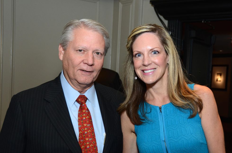 Mike and Denise Maher at the Children at Risk luncheon October 2014