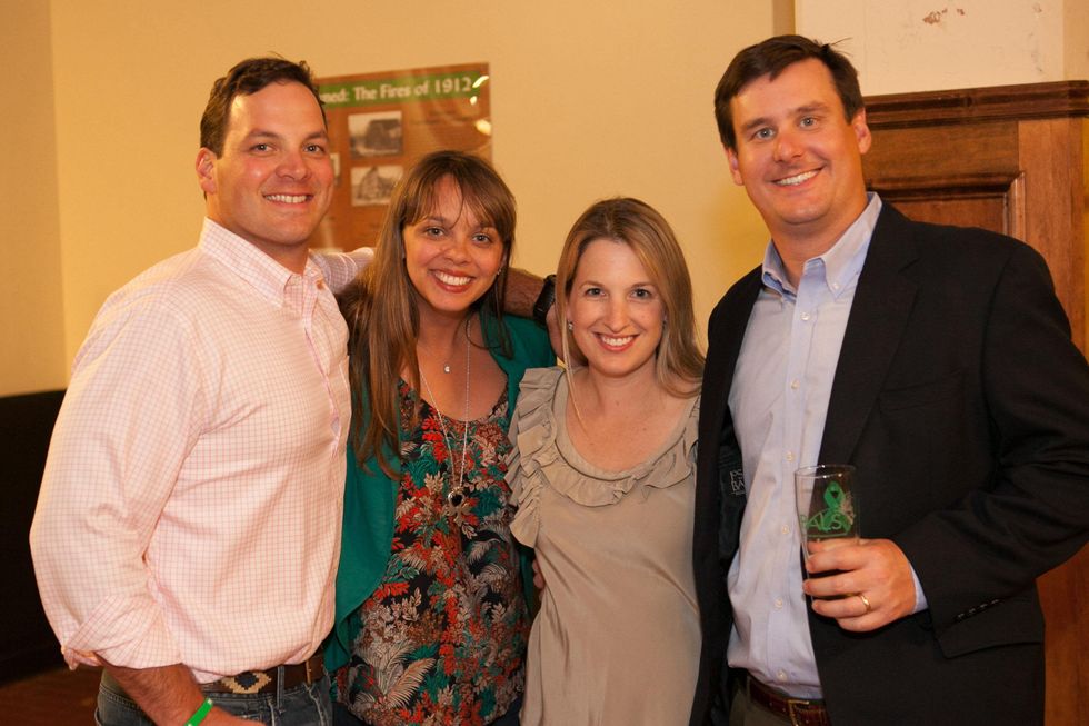 Mike and Emily Sperandio, from left, and Tahra and Craig Peterson at the PALS event June 2014