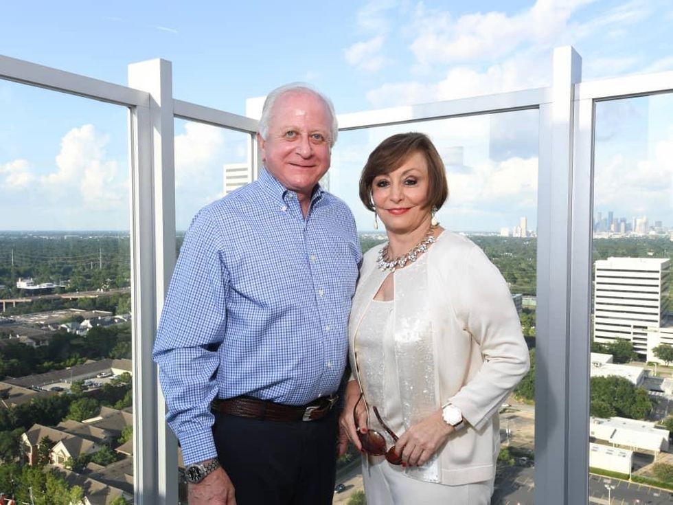 Mike Hughes, Patty Herrera at Sabores chef party