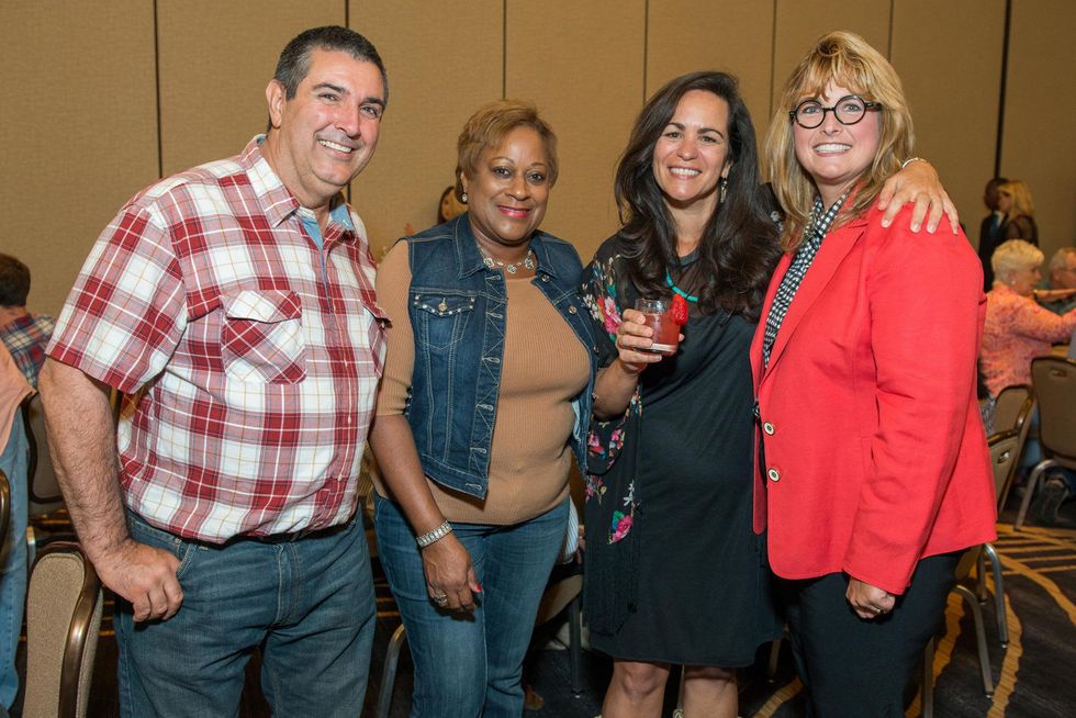 Mike Lalumia, Brenda Powell, Nancy Lalumia, Brenda Anderson at HEB Primo Picks party