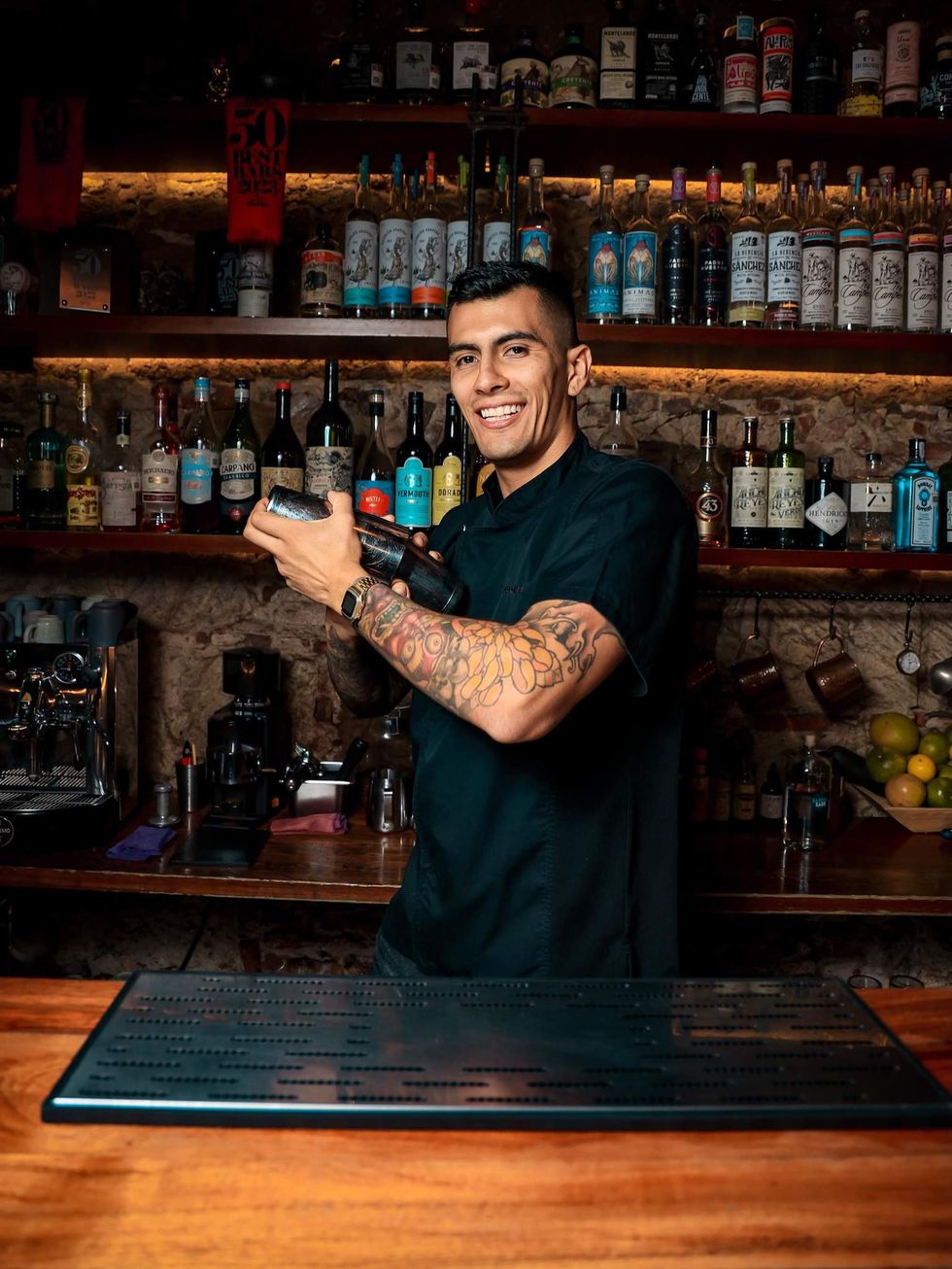 Mike Prado of Oaxaca City cocktail bar Sabina Sabe