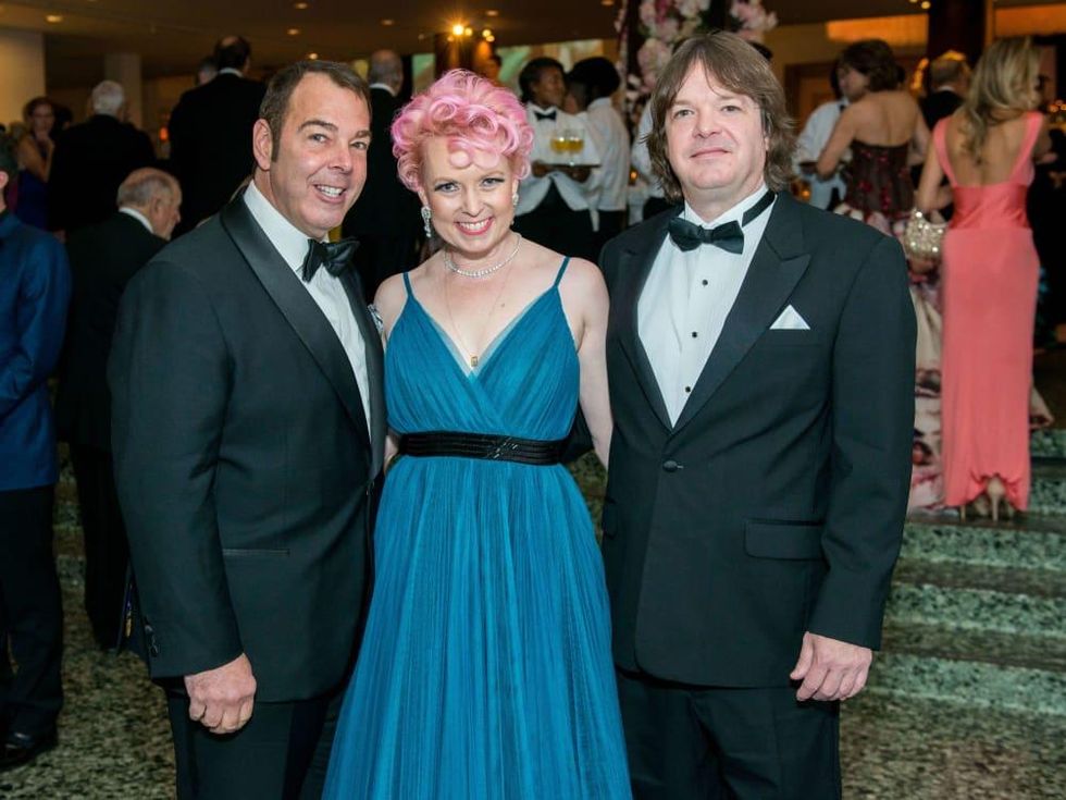 Mike Stinson, Vivian Wise, Peter Martino at Museum of Fine Arts Houston Grand Gala