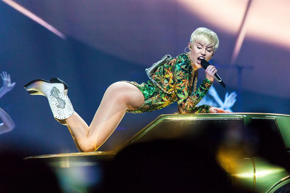 Miley Cyrus concert Toyota Center March 2014