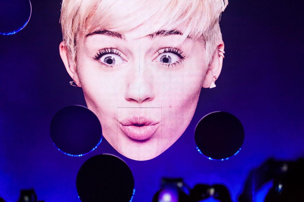 Miley Cyrus concert Toyota Center March 2014