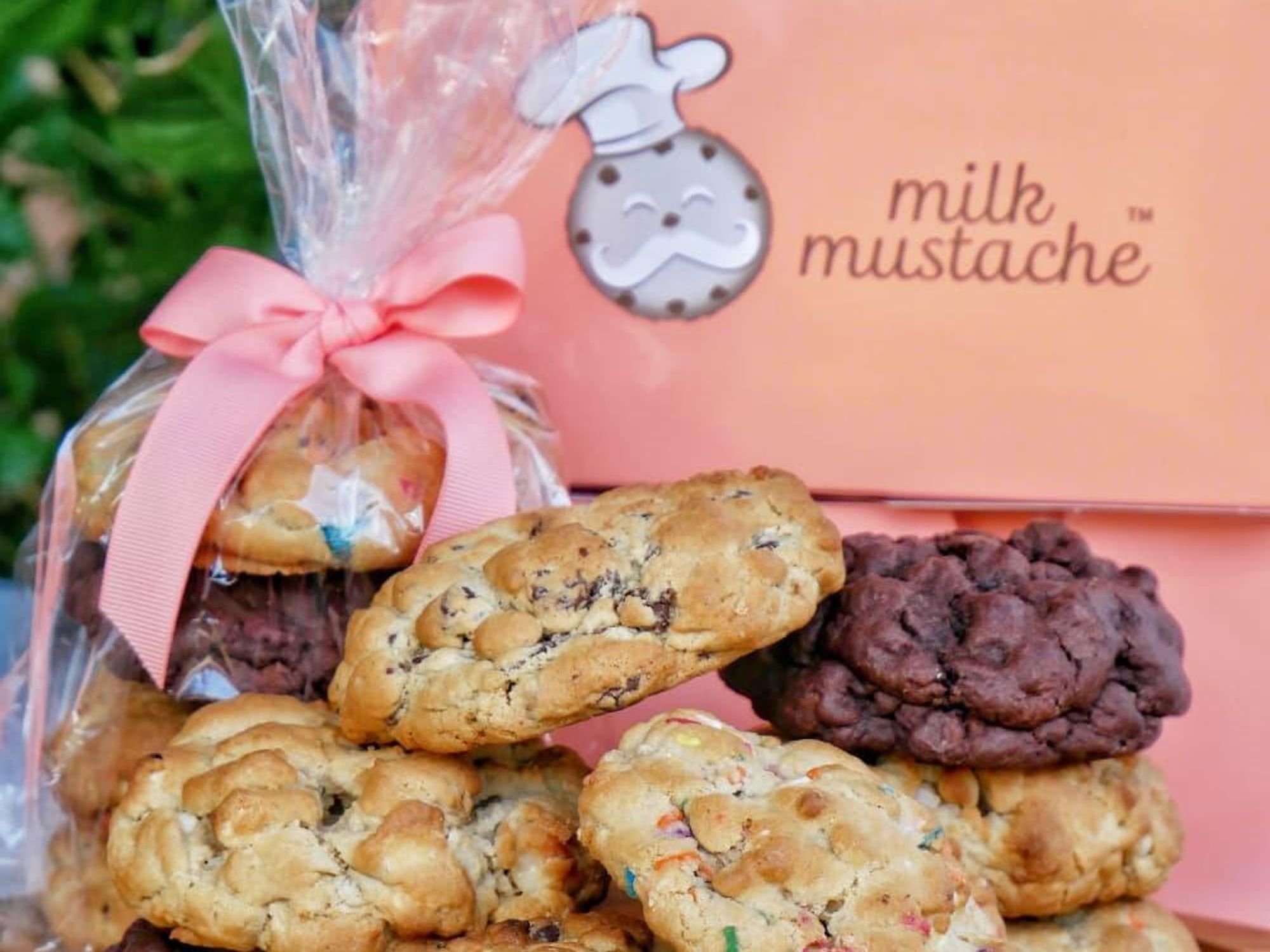 Milk Mustache cookies